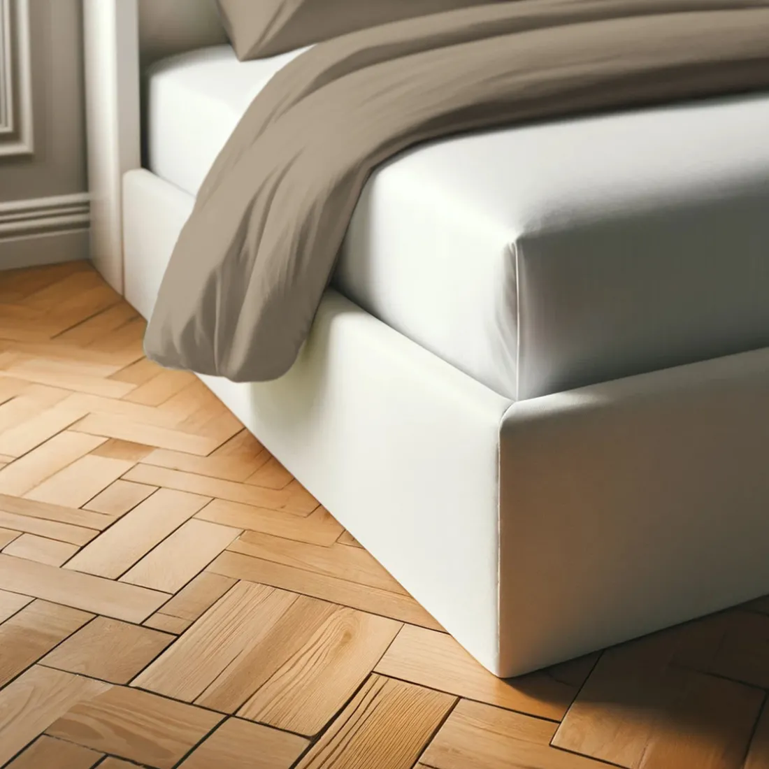 Drap-housse polycoton TERTIO® - taupe