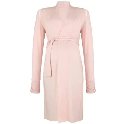 Déshabillé maternité rose Cache Coeur Lingerie en viscose