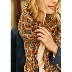 Echarpe AURELE camel
