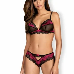 Ensemble 2 pièces S/M - Noir Obsessive