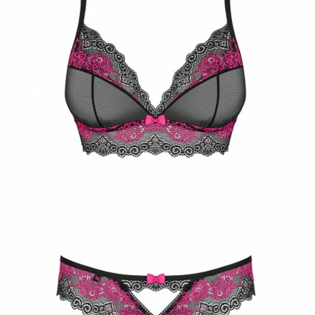 Ensemble 2 pièces S/M - Noir Obsessive