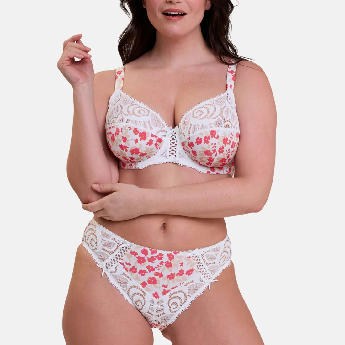 Ensemble Amélie Print blanc