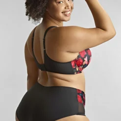 Ensemble Bliss Rose Print Noir
