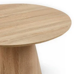 Ensemble de 2 tables basses rondes Callie Chêne clair