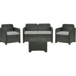 Ensemble De Jardin Arsenal Anthracite