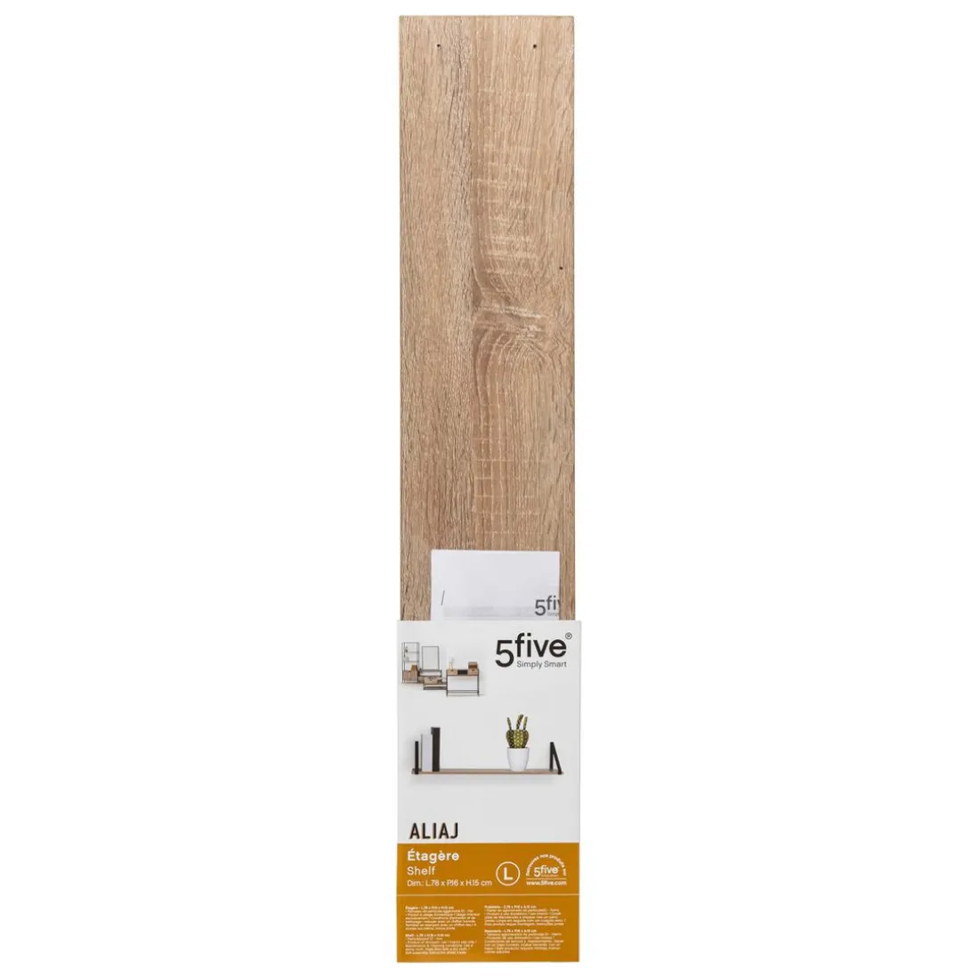 Ensemble Etagère avec Equerre ALIAJ 78 cm