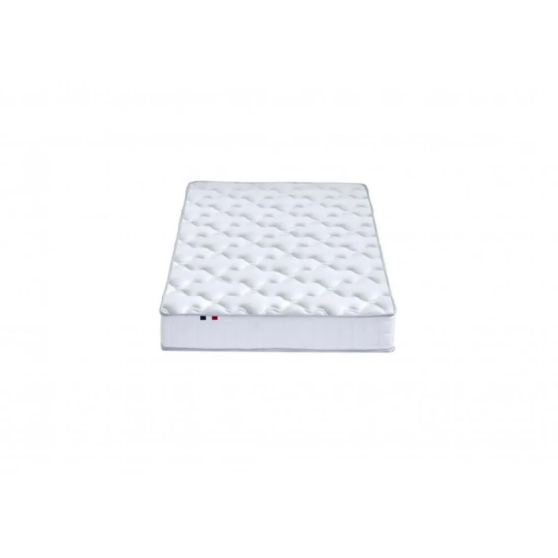 Ensemble Matelas 100% latex 3 zones NUDE et Sommier Blanc