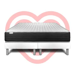 Ensemble Matelas en mousse polyuréthane à mémoire de forme VITALMEMO ONE