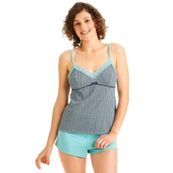 Ensemble pyjama - Caraco et short Pomm Poire Bleu