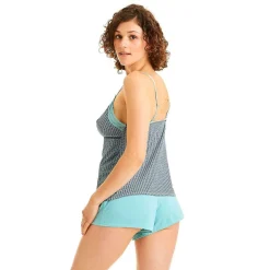 Ensemble pyjama - Caraco et short Pomm Poire Bleu