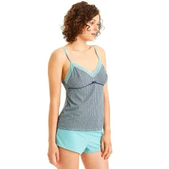 Ensemble pyjama - Caraco et short Pomm Poire Bleu