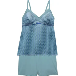 Ensemble pyjama - Caraco et short Pomm Poire Bleu