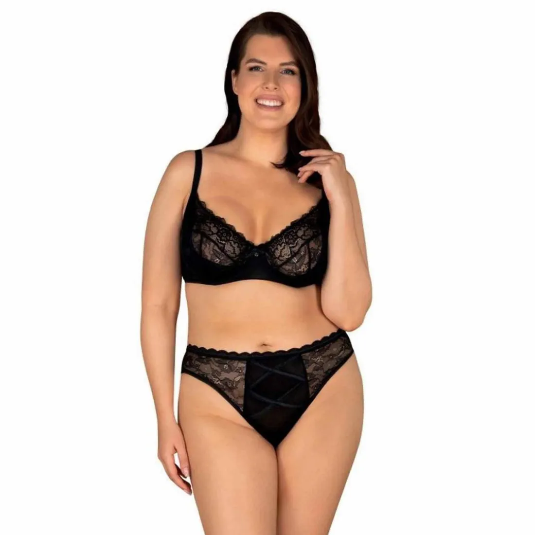 Ensemble Soutien-gorge push-up et Culotte - Noir