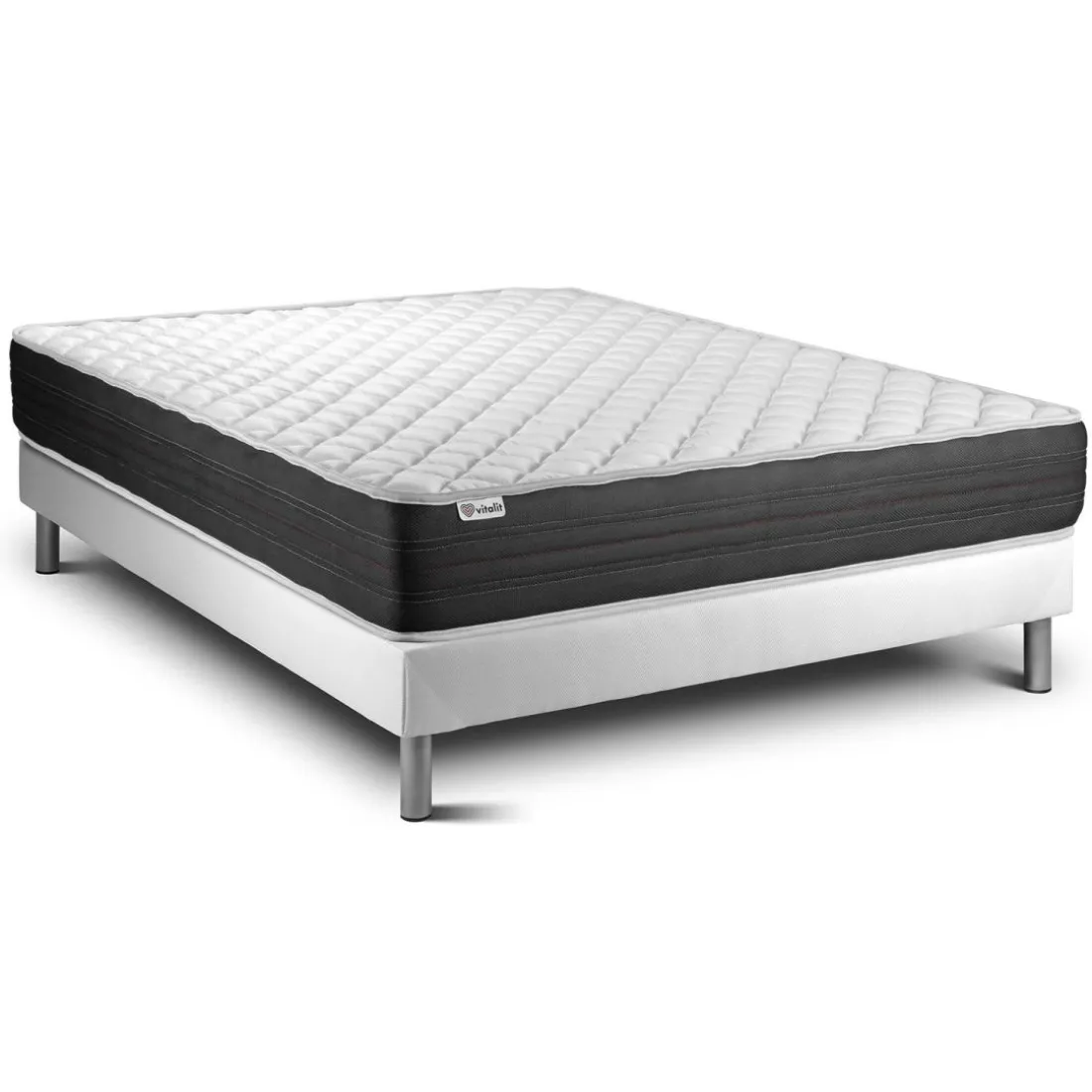 Ensemble VITALMEMO ONE sommier Kit blanc