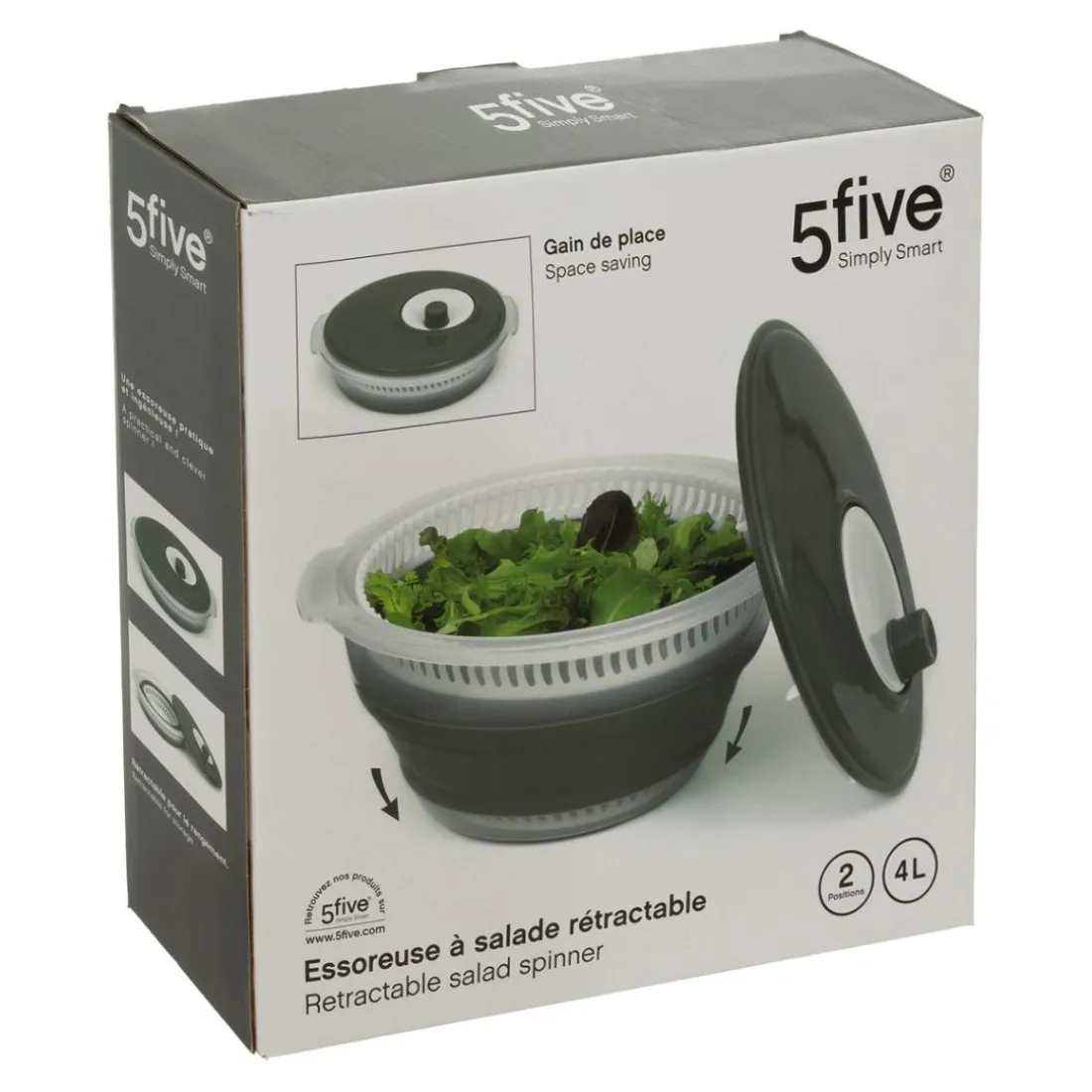 Essoreuse mécanique retractable vert
