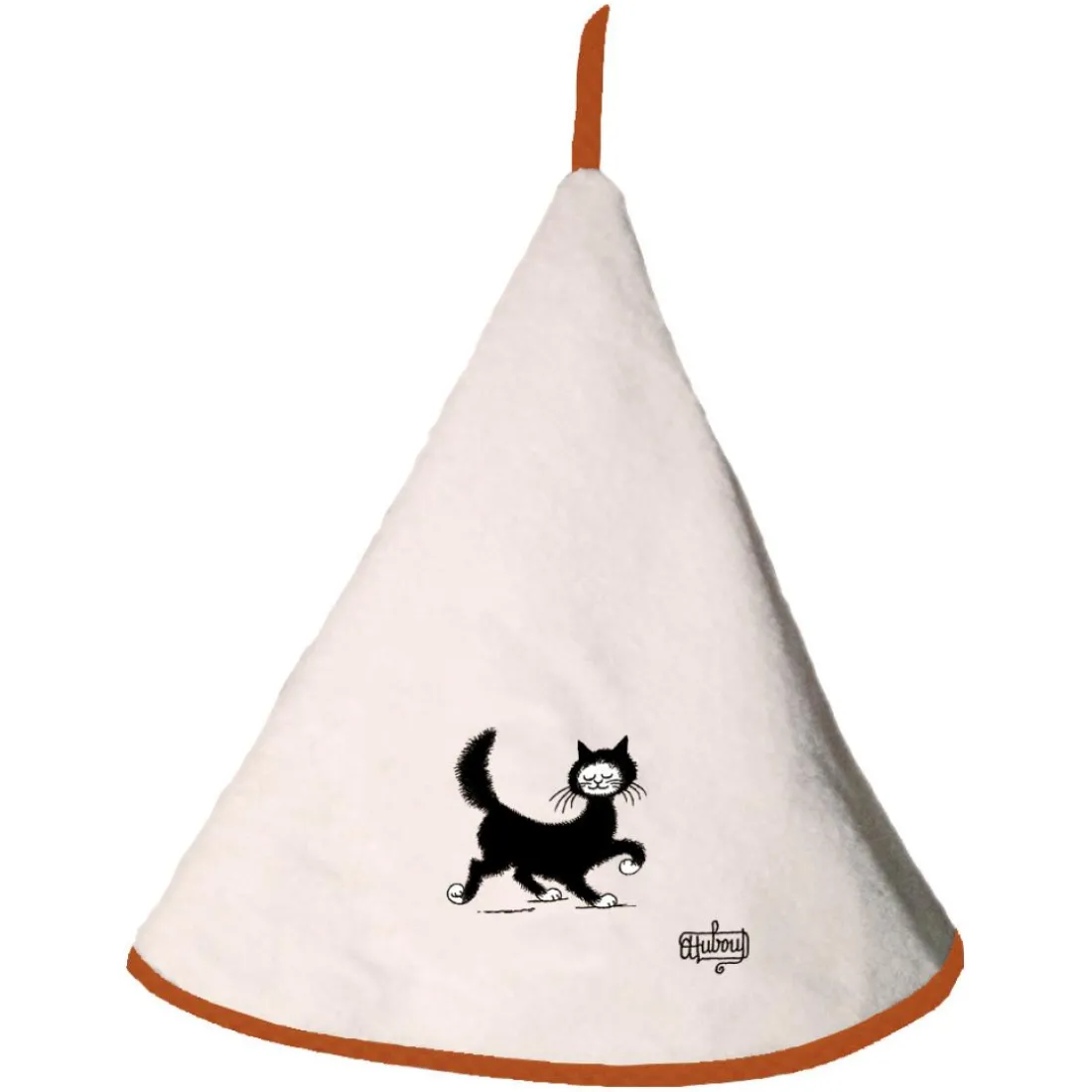 Essuie Mains Dubout Chat Balade Ivoire Diameter 60