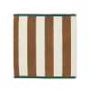 Essuie-mains en jacquard de coton RIVAGE VERT-Vert
