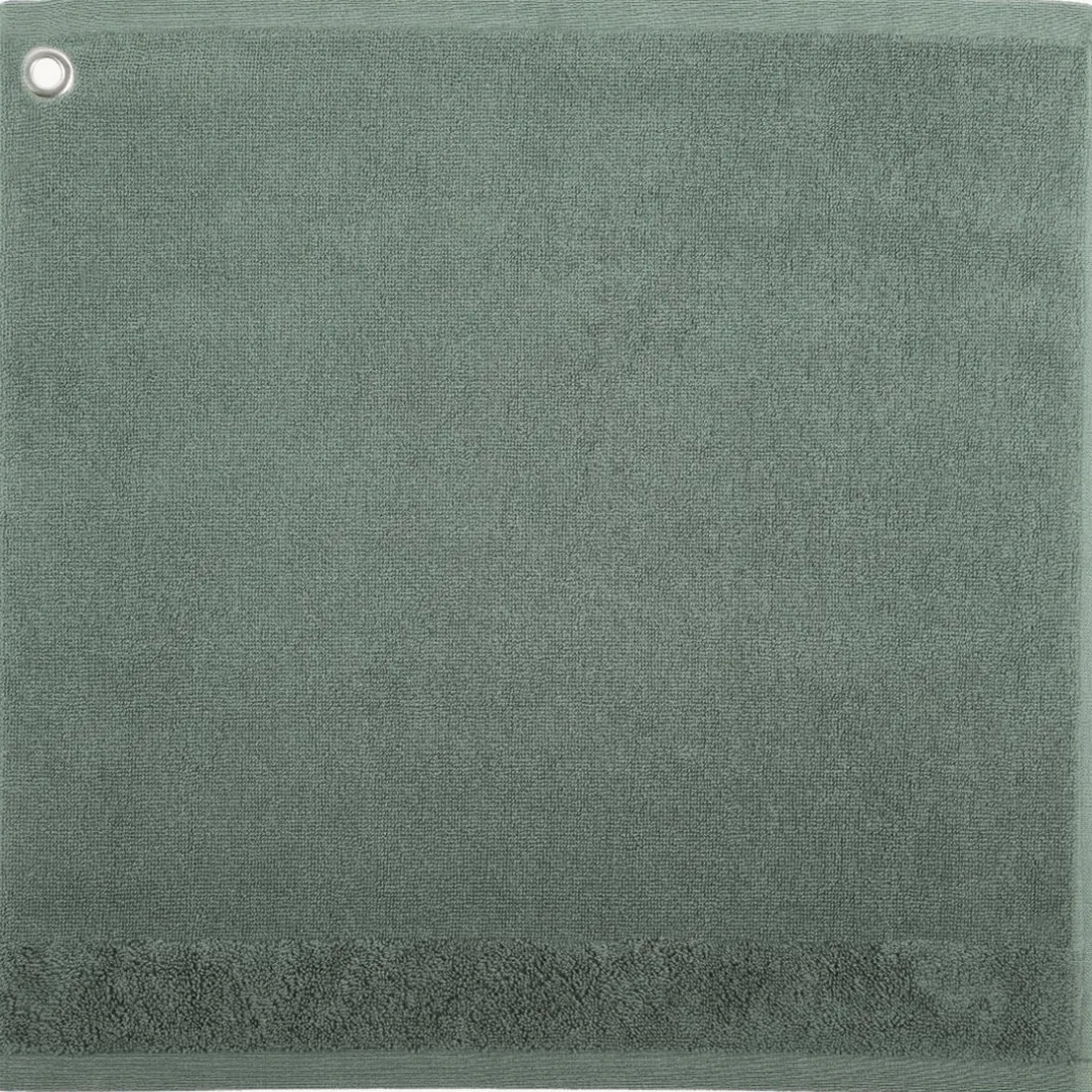 Essuie-mains Oeillet Curl Vert de gris 50 x 50