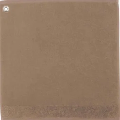 Essuie-mains oeillet Curl Tabac 50 x 50