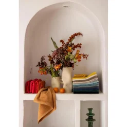 Essuie-mains oeillet Curl Ambre 50 x 50