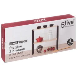 Etagère 2 niveaux Blackwood