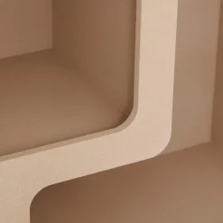 Etagère 4 niveaux Soleya beige moyen