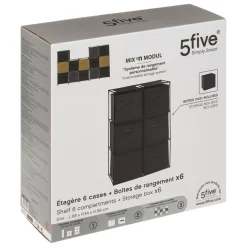 Etagère de rangement avec 6 Boîtes Mix EG