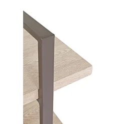 Etagère design 5 niveaux avec plateau décor chêne clair