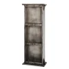 Etagère murale en MDF avec 3 compartiments anthracite