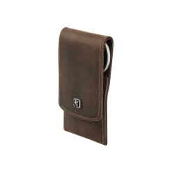 Etui de Poche en Cuir Pleine Fleur Marron, Twinox® Mountain 3 Pièces