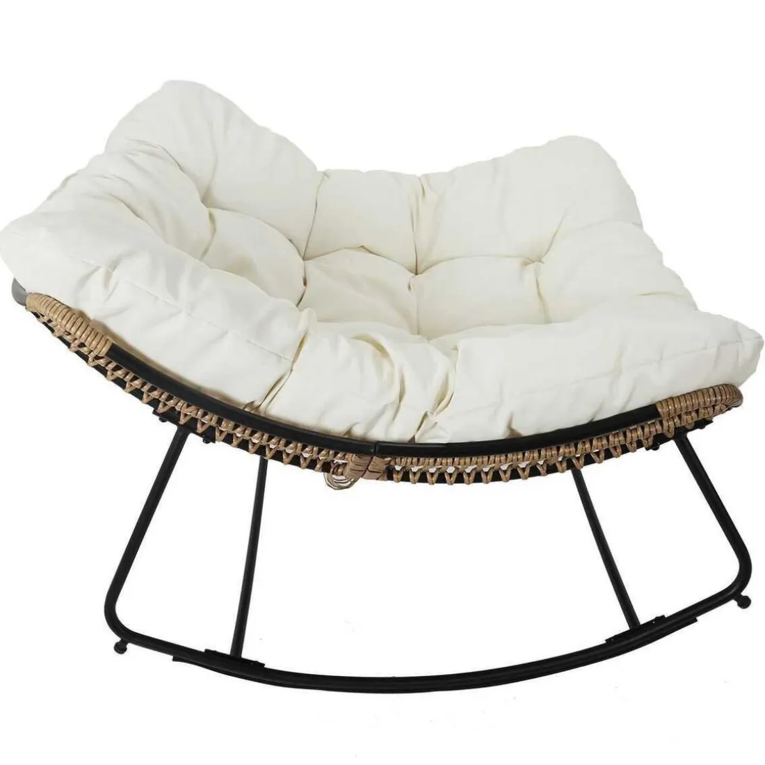 Fauteuil A Bascule Coussin