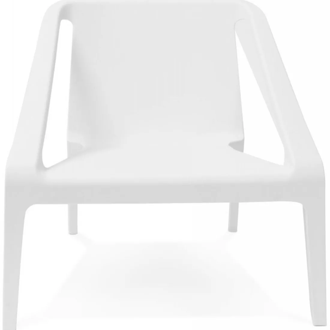 Fauteuil De Jardin En Plastique Blanc ANGELINI