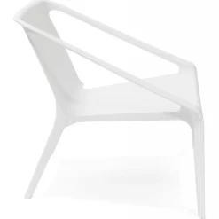 Fauteuil De Jardin En Plastique Blanc ANGELINI
