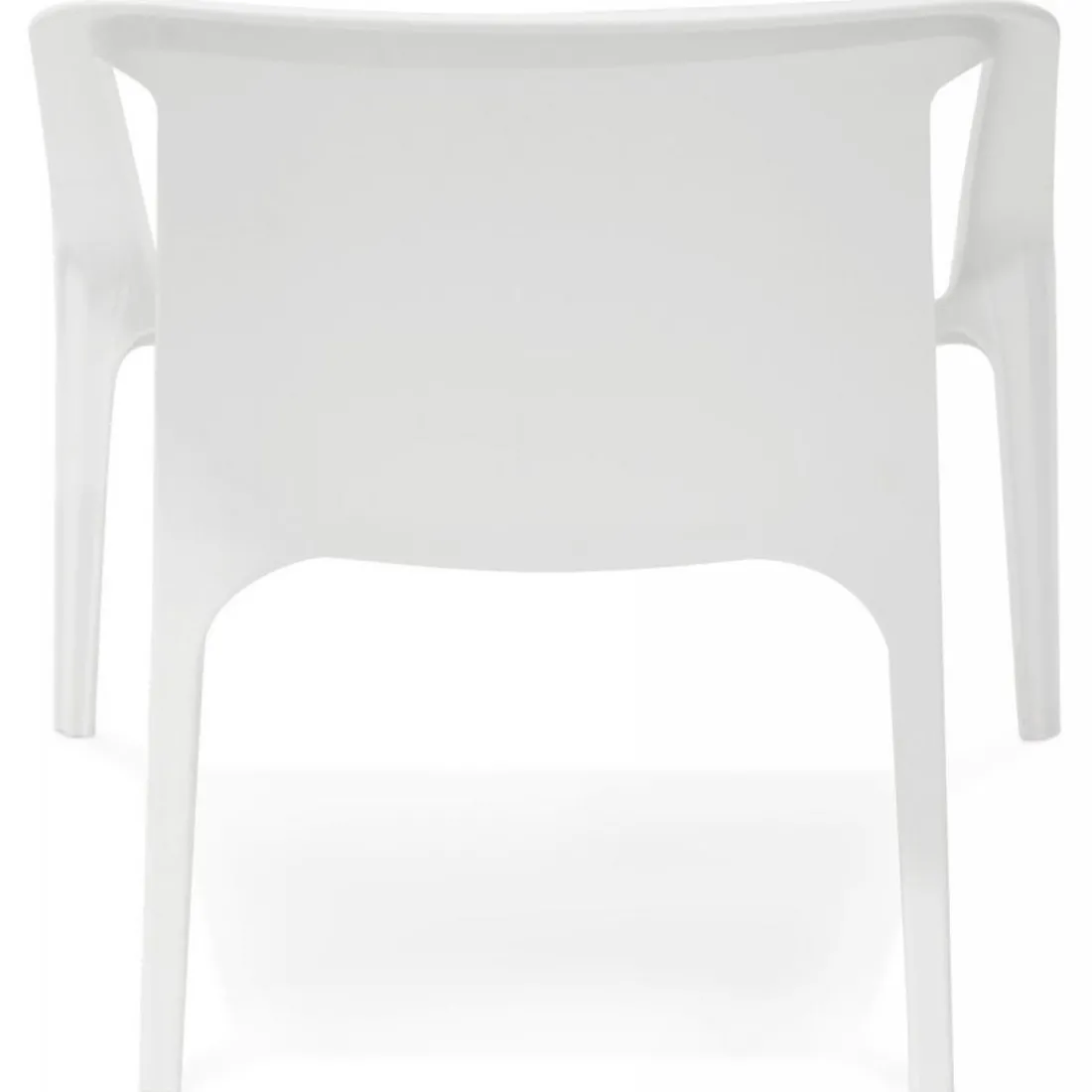 Fauteuil De Jardin En Plastique Blanc ANGELINI