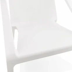 Fauteuil De Jardin En Plastique Blanc ANGELINI