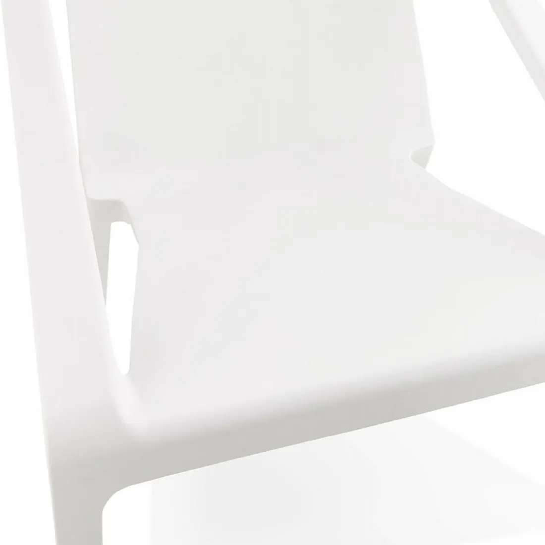 Fauteuil De Jardin En Plastique Blanc ANGELINI