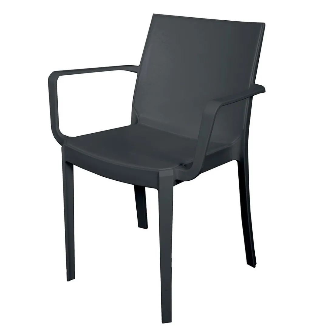 Fauteuil De Jardin Uni Gris/ Noir Spirit Garden DIANE