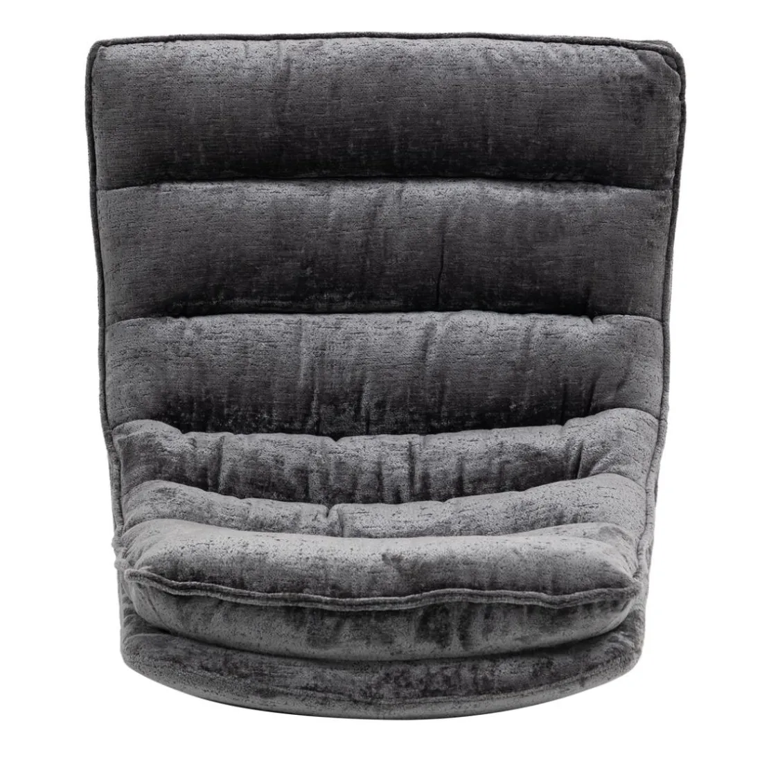 Fauteuil pivotant gris foncé Brava