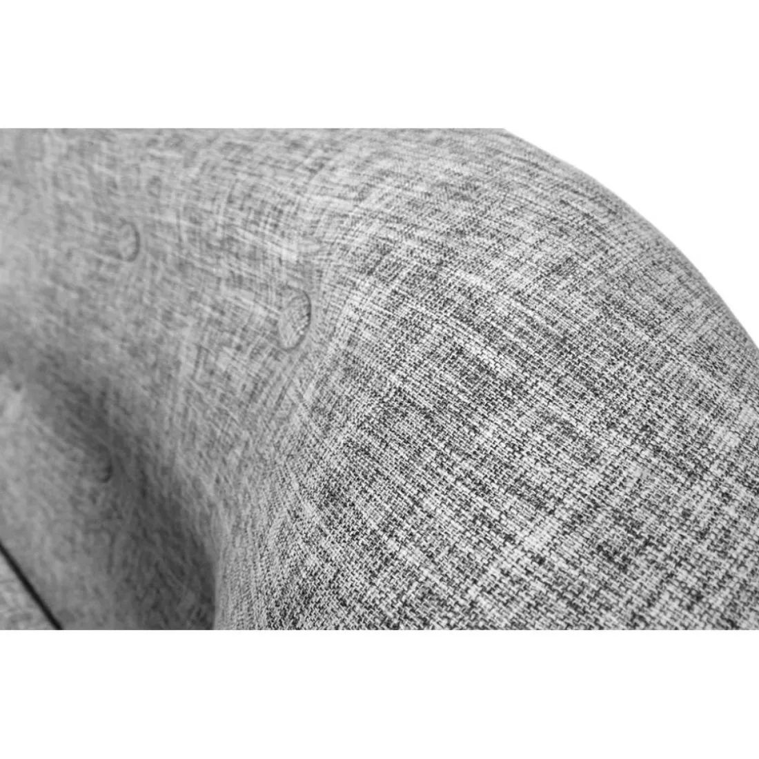 Fauteuil scandinave OLAF Tissu Gris Clair