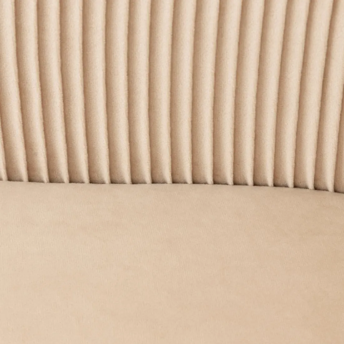 Fauteuil Solaro Velours Beige
