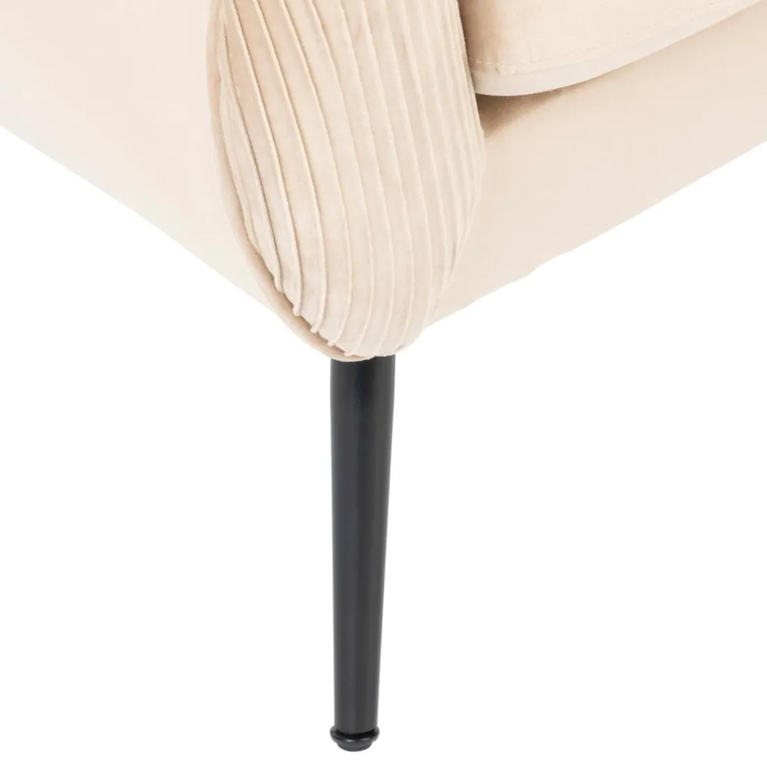 Fauteuil Solaro Velours Beige