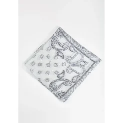 Foulard BANDANA blanc Gwen