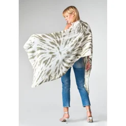 Foulard LISIAN kaki en viscose