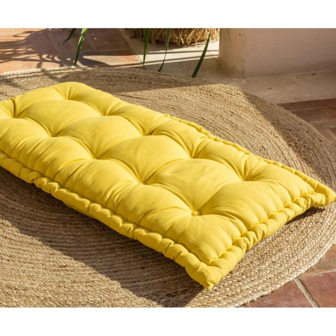 Futon BOUTONS - curry