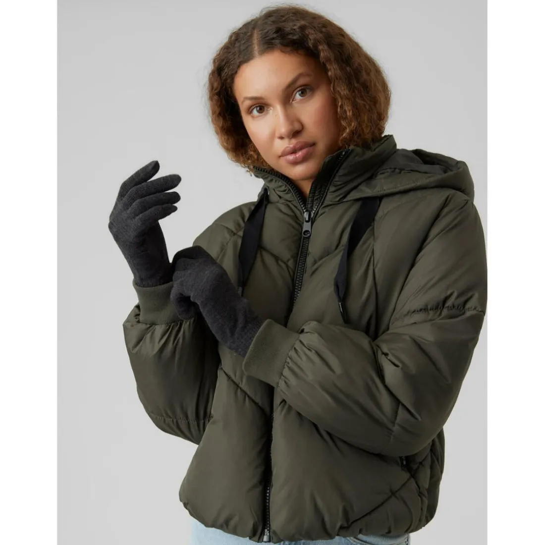 Gants gris Ruth