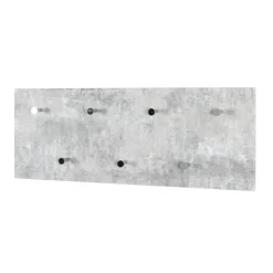 Garderobe murale décor beton modulable 7 crochets