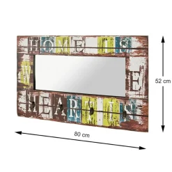 Garderobe murale Home multicolore 4 crochets