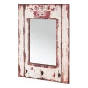 Garderobe murale miroir Royal 3 crochets