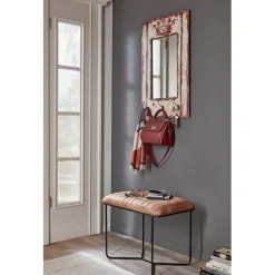 Garderobe murale miroir Royal 3 crochets