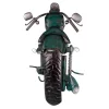 Garderobe murale Motard 3 crochets verte